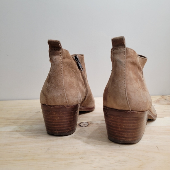 J. Crew suede short booties tan 10 - Picture 4 of 7